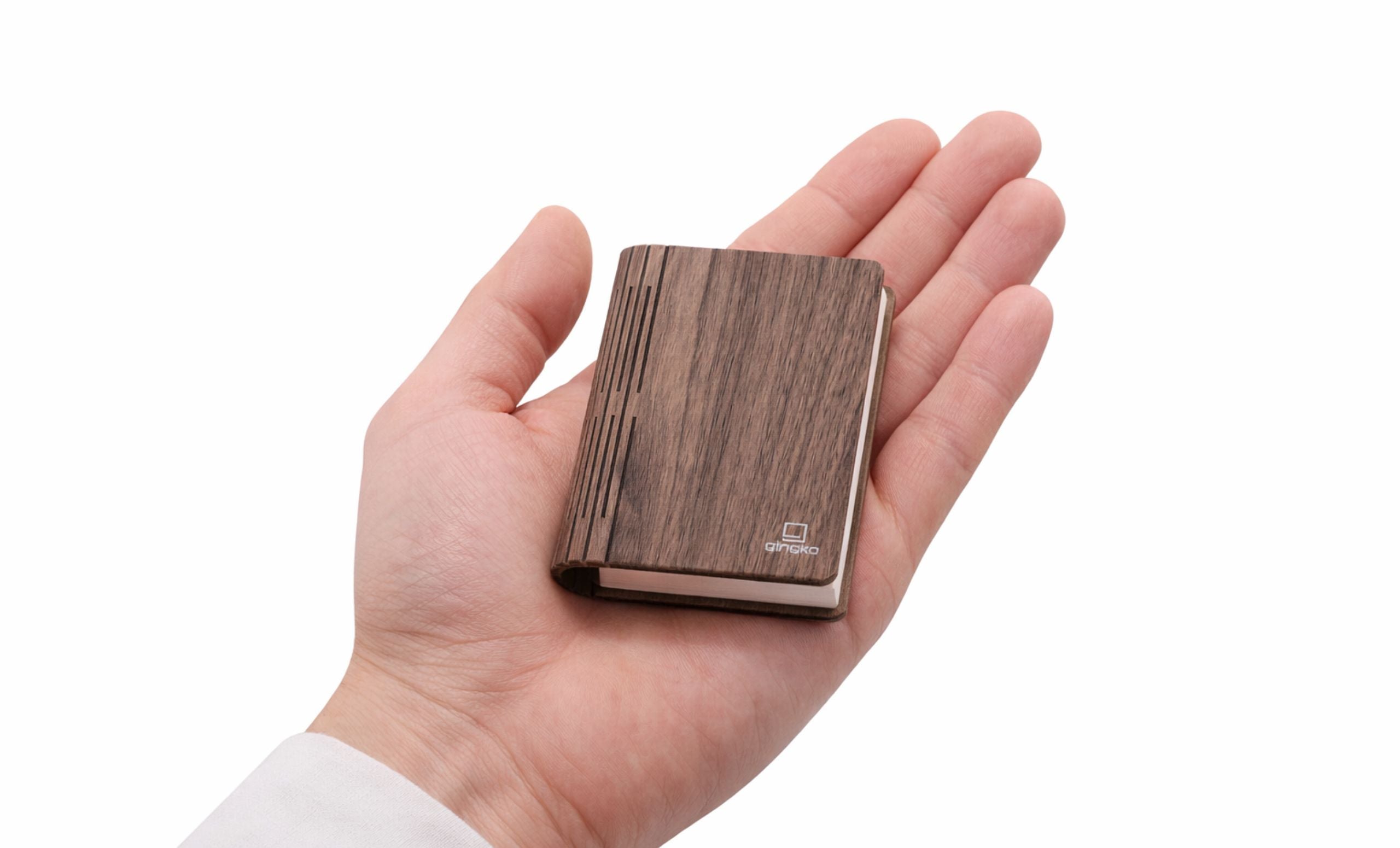 Super Mini Smart Book Light - Palm Edition (Walnut Finish)