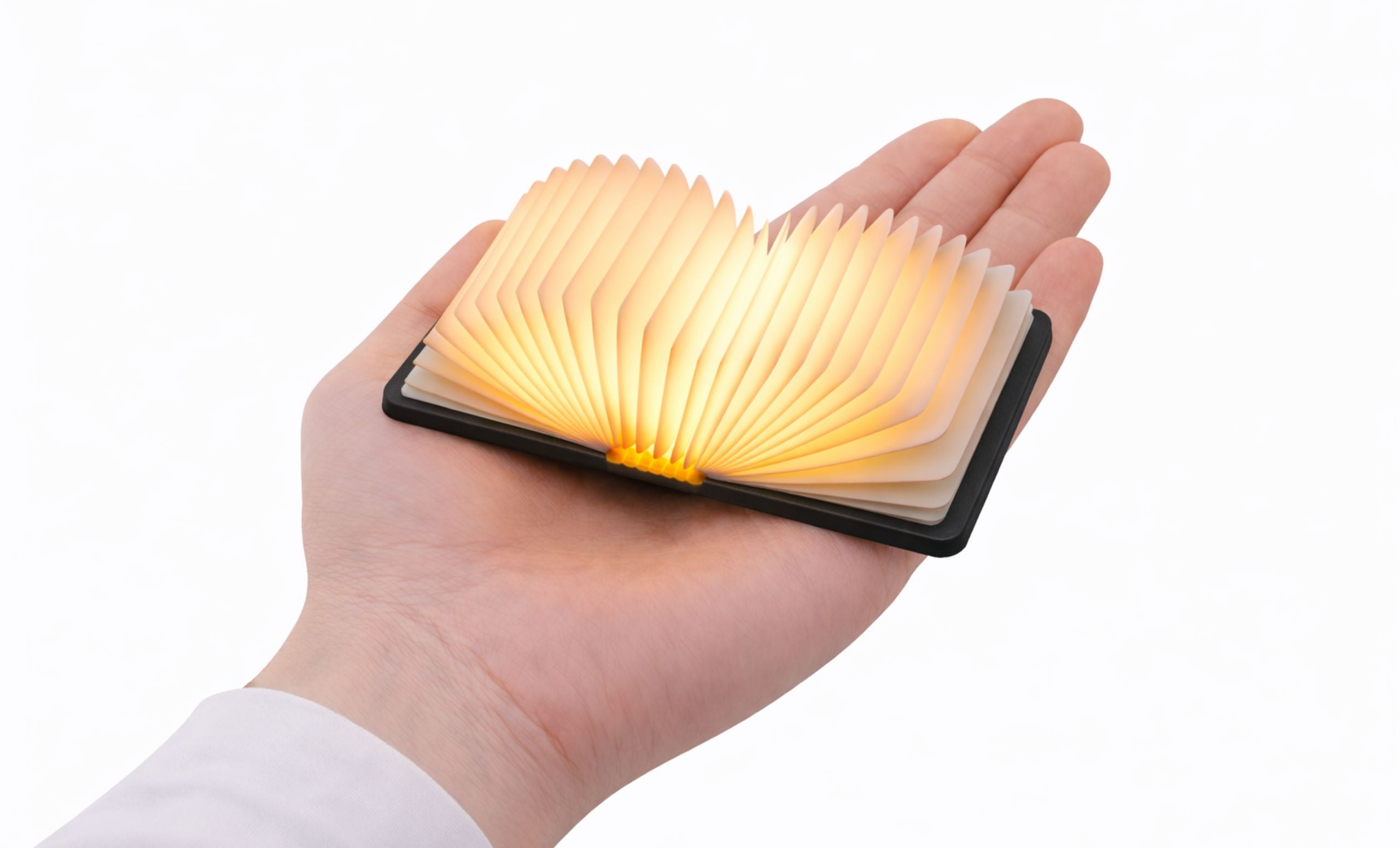 Super Mini Smart Book Light - Palm Edition (Walnut Finish)