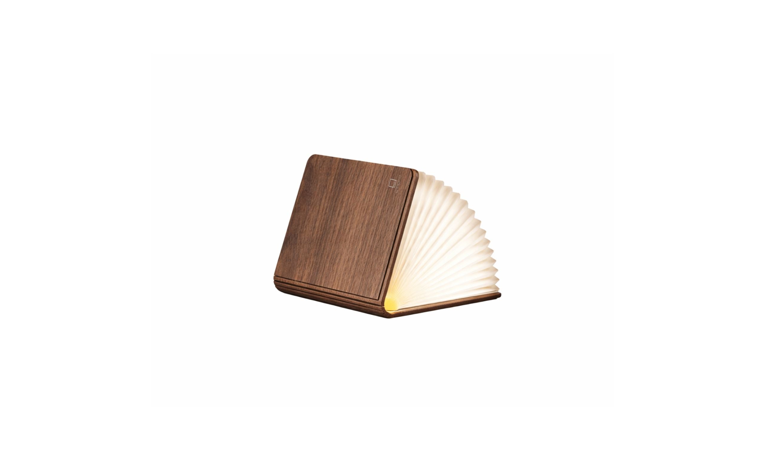 Super Mini Smart Book Light - Palm Edition (Walnut Finish)