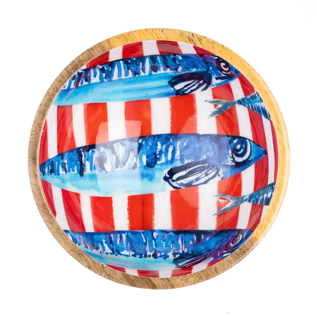 Sardine On Red Dip Bowl