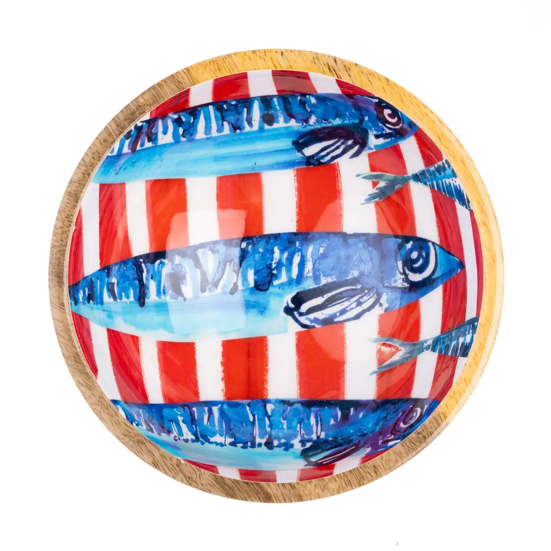 Sardine On Red Dip Bowl