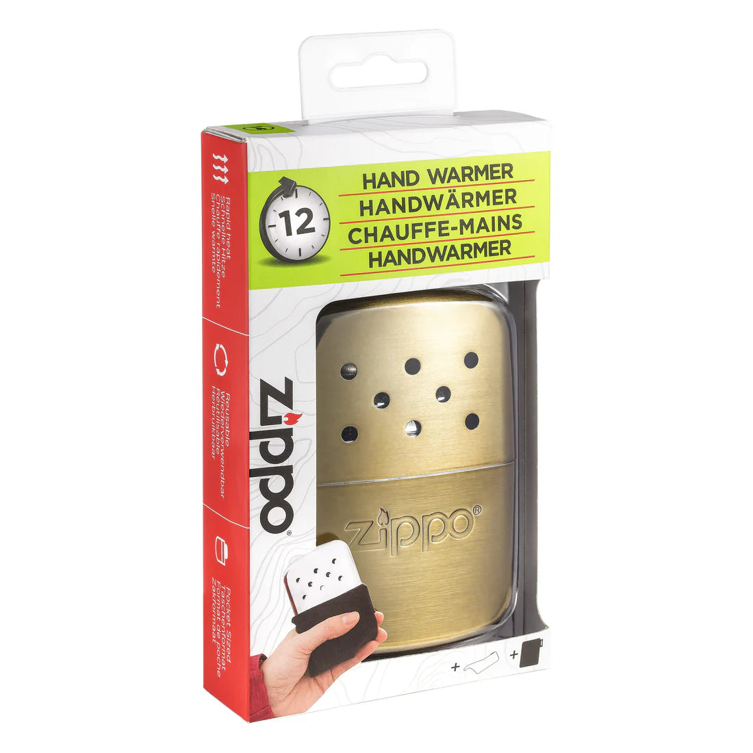 12-Hour Refillable Hand Warmer - ElectroGold