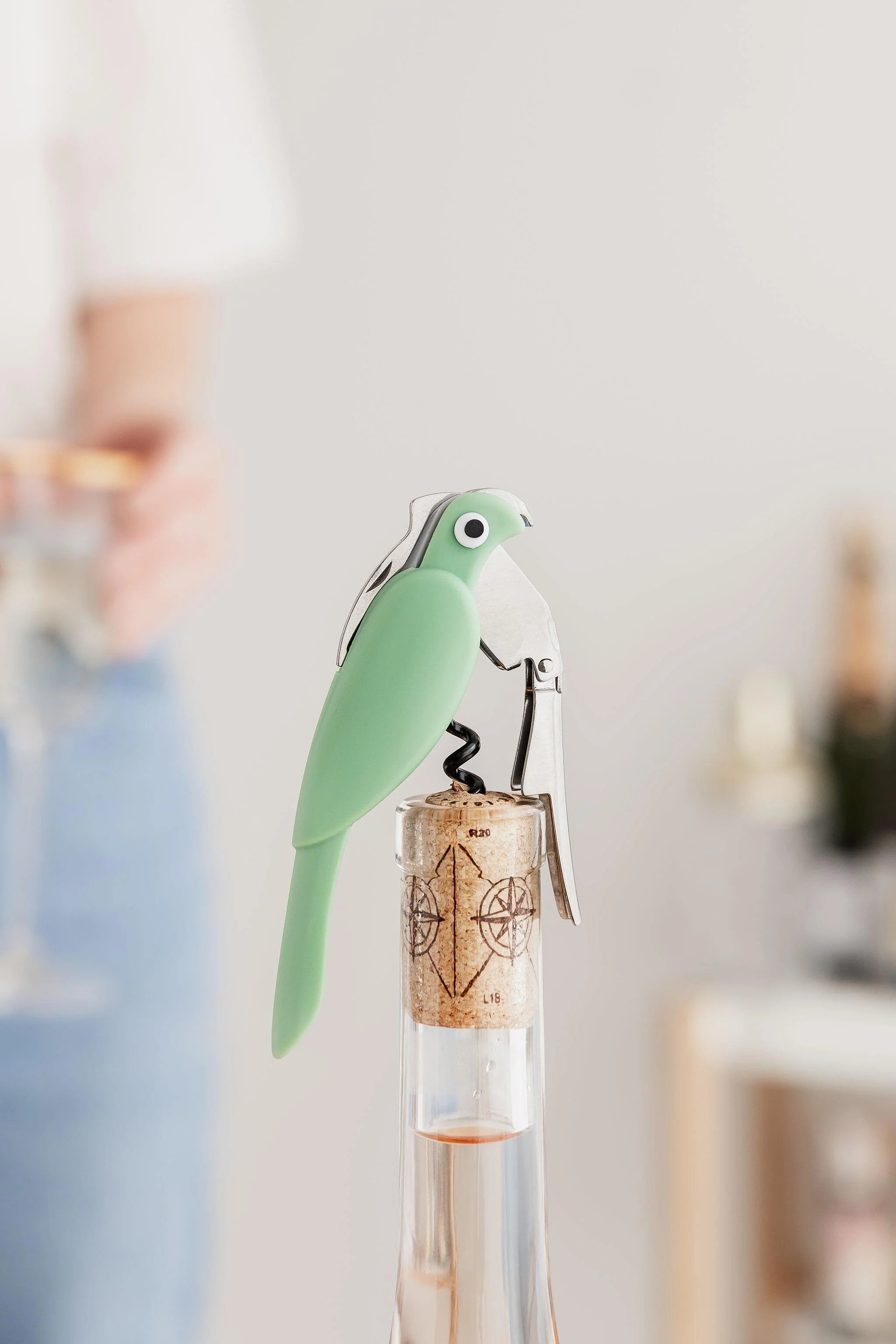 Budgie Bottle Opener - Green