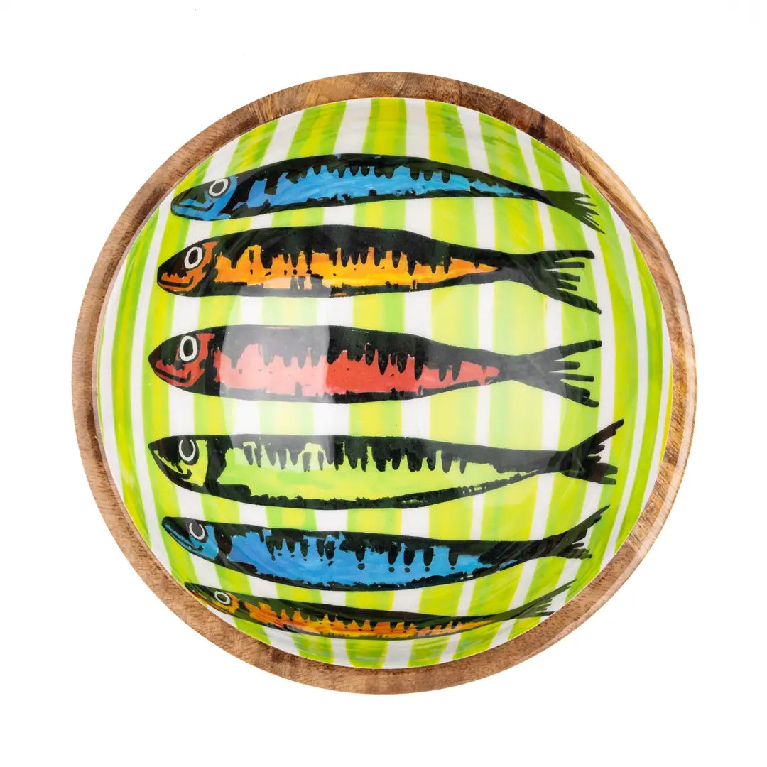 Rainbow Sardine Green Dip Bowl