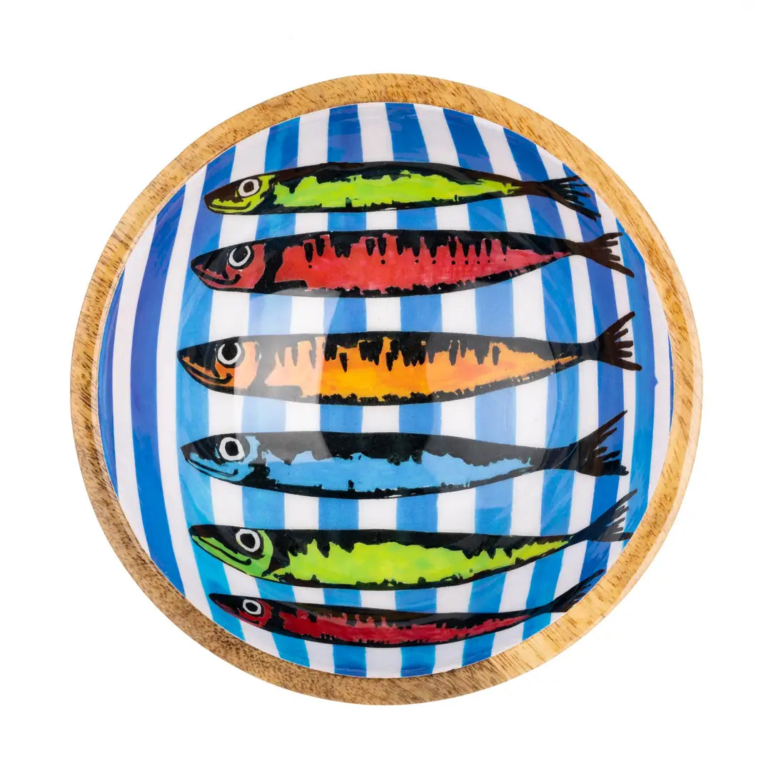 Rainbow Sardine Blue Dip Bowl