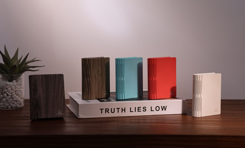 Super Mini Smart Book Light - Palm Edition (Walnut Finish)