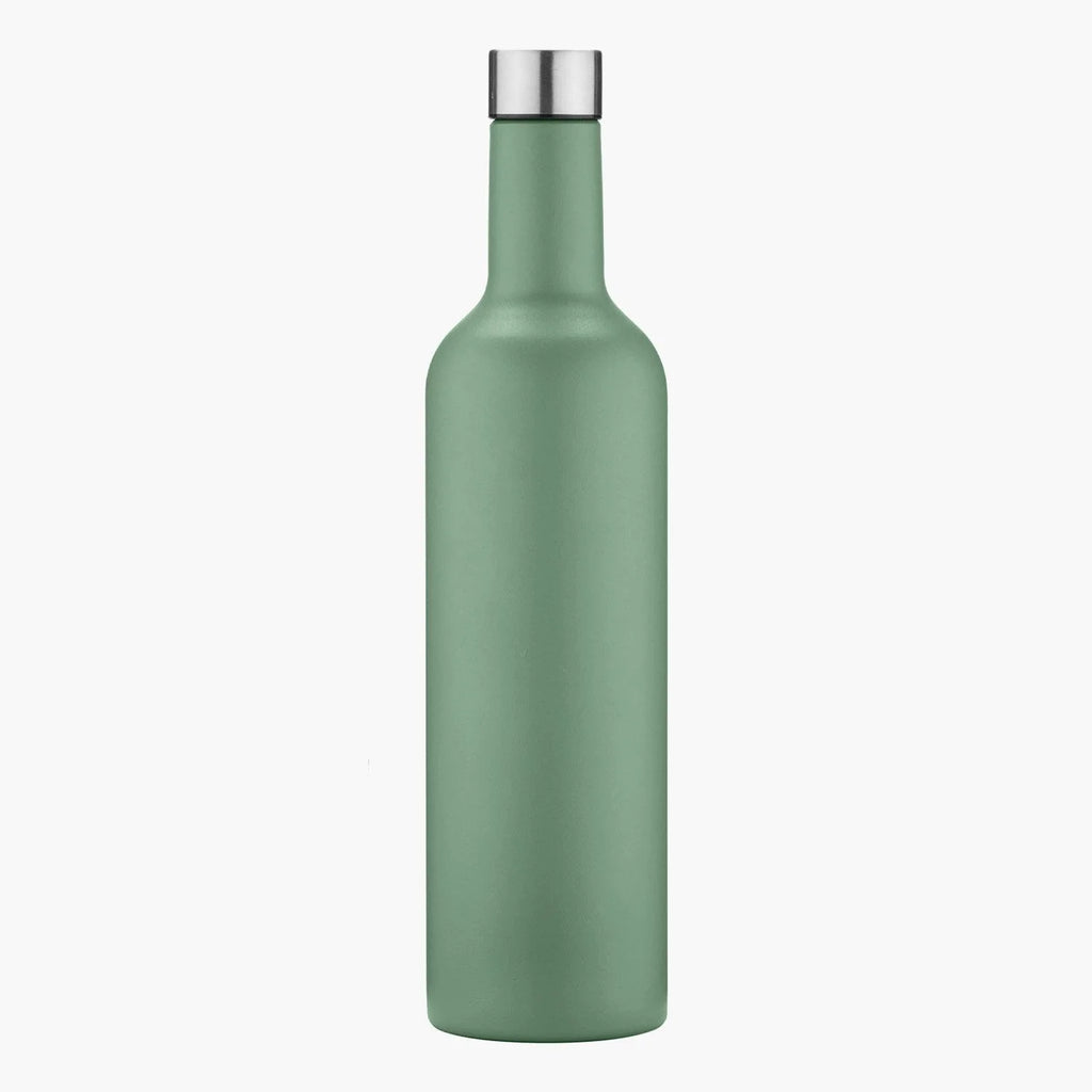 VINNIE Insulated Travel Wine Bottle - Green