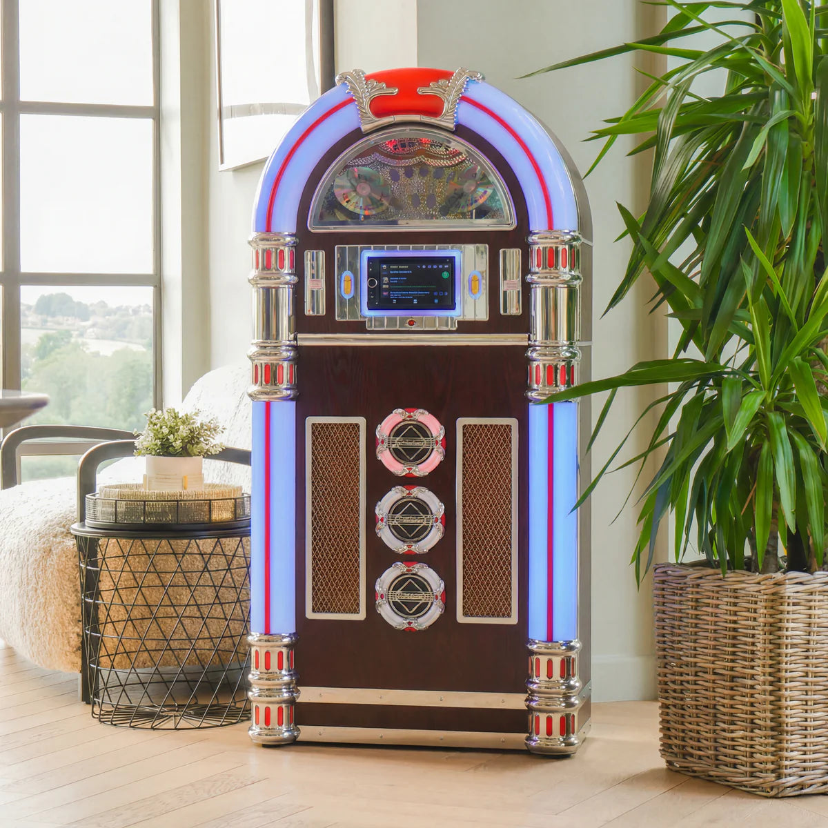 Touch Rock 50 MW Touch Screen Jukebox Wifi Enabled - Dark   Wood