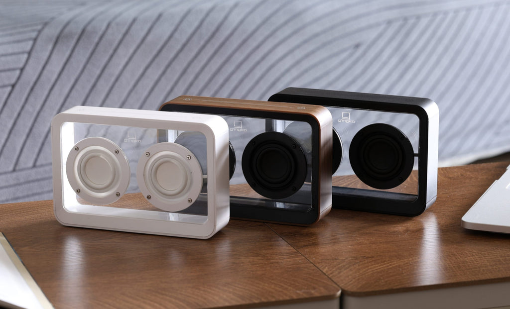 Mage See-Through Bluetooth Speaker - White