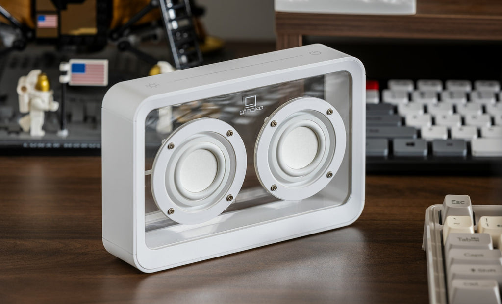 Mage See-Through Bluetooth Speaker - White