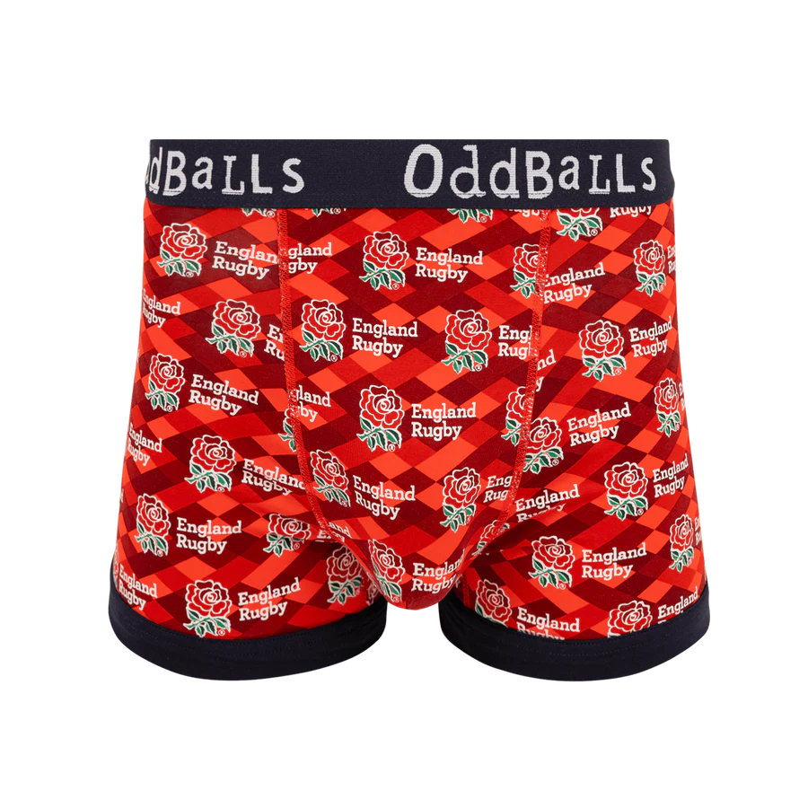 England Rugby Union Alternate - Mens Cotton Boxer Shorts