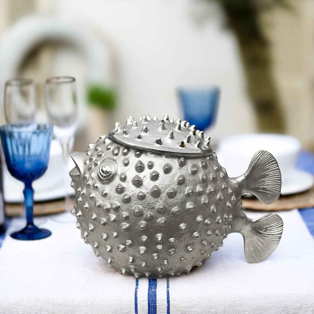Puffer Fish Ice Bucket with Lid