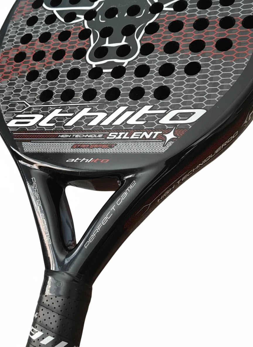ATHLITO - SILENT — 12K-Carbon Padel Racket