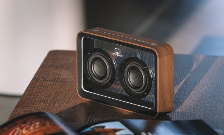 Mage See-Through Bluetooth Speaker - Walnut