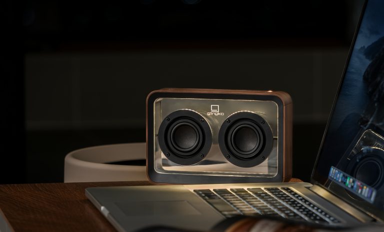 Mage See-Through Bluetooth Speaker - Walnut