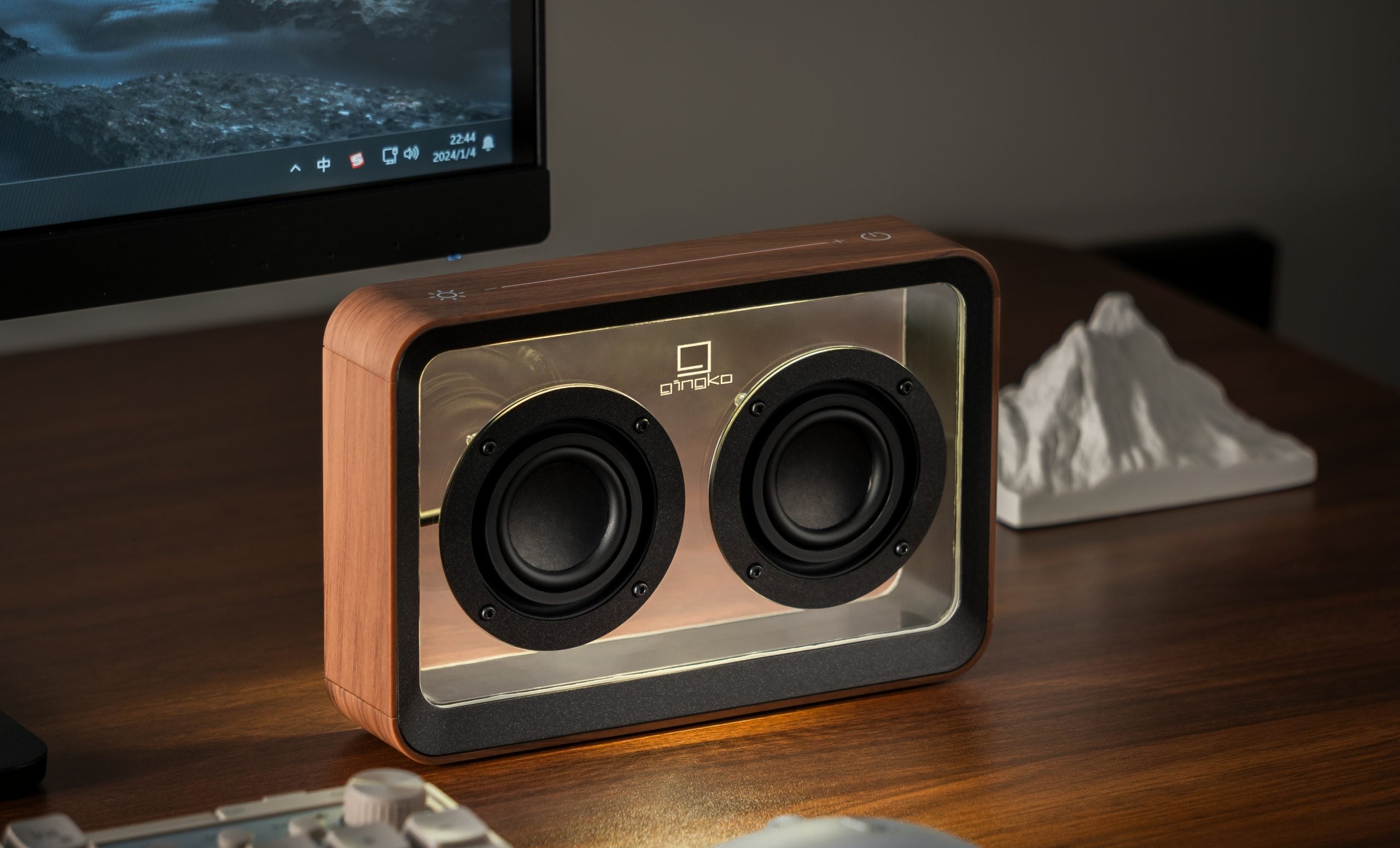 Mage See-Through Bluetooth Speaker - Walnut