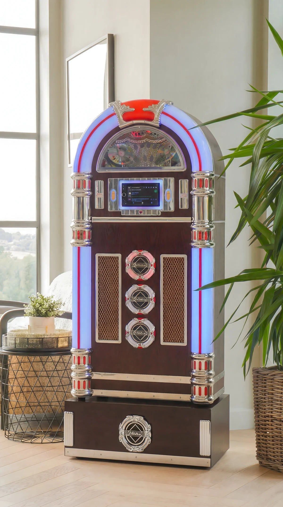 Touch Rock 50 MW Touch Screen Jukebox Wifi Enabled - Dark   Wood