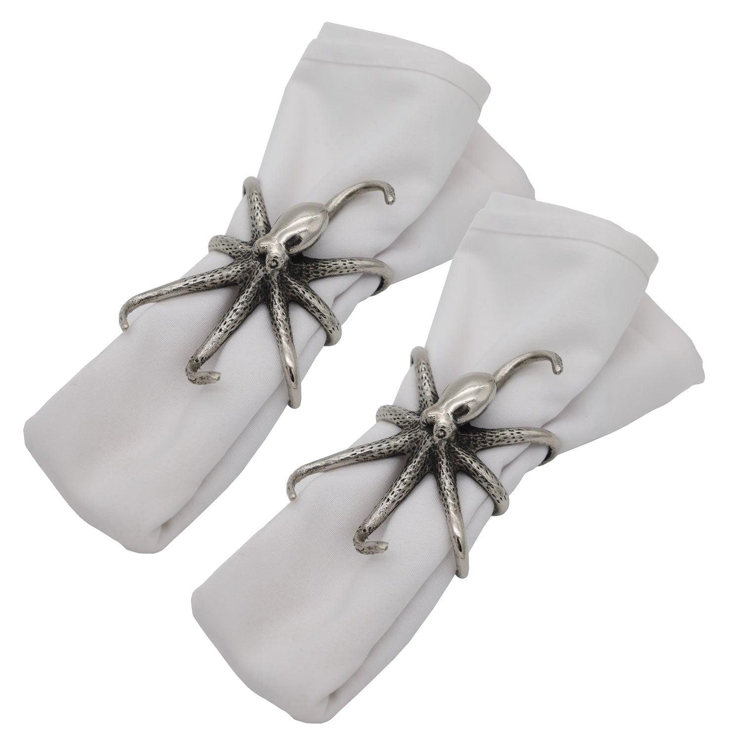 Set of Two Octopus Napkin Rings