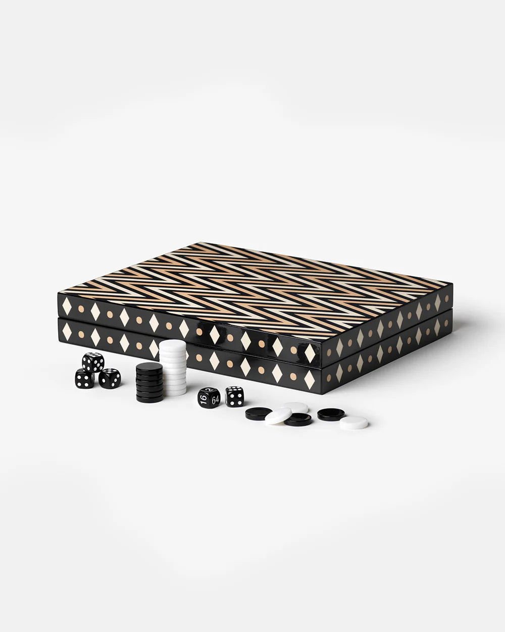 Lacquered BACKGAMMON