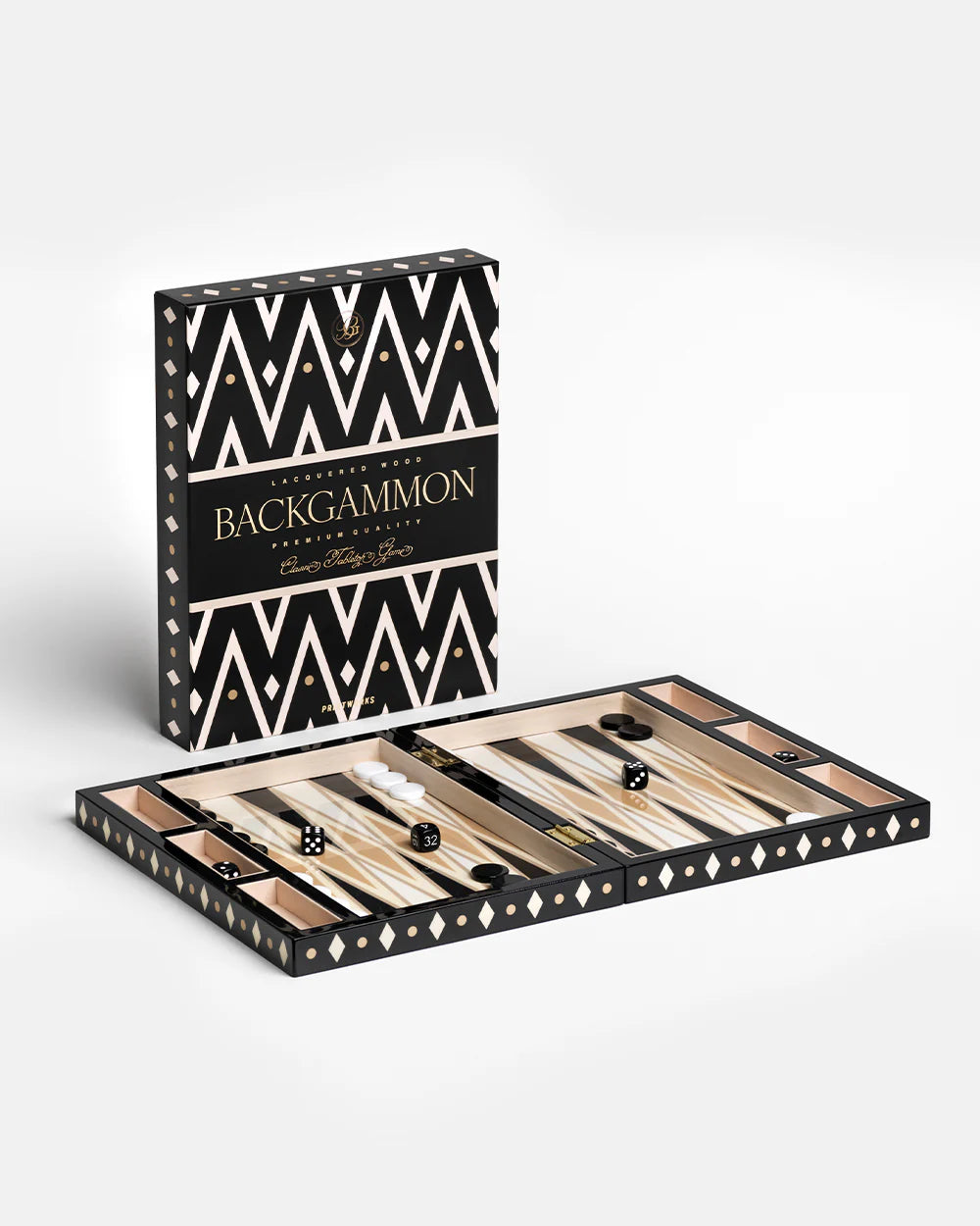 Lacquered BACKGAMMON