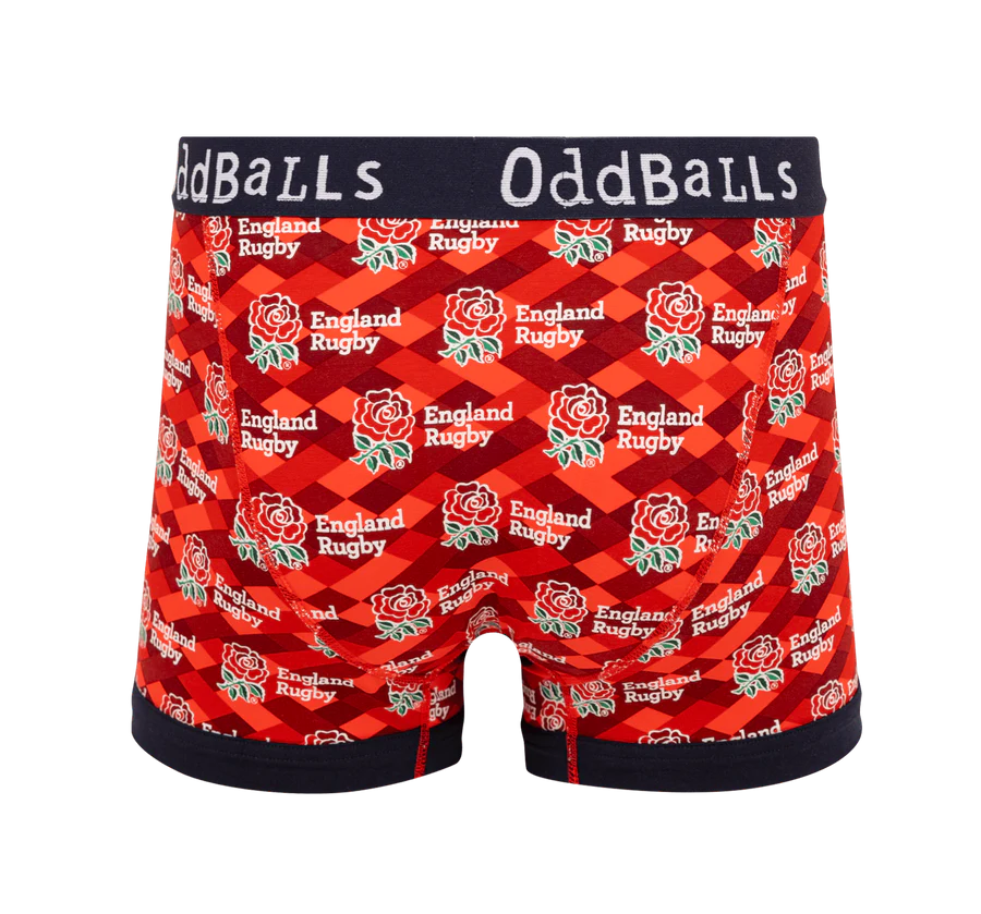 England Rugby Union Alternate - Mens Cotton Boxer Shorts