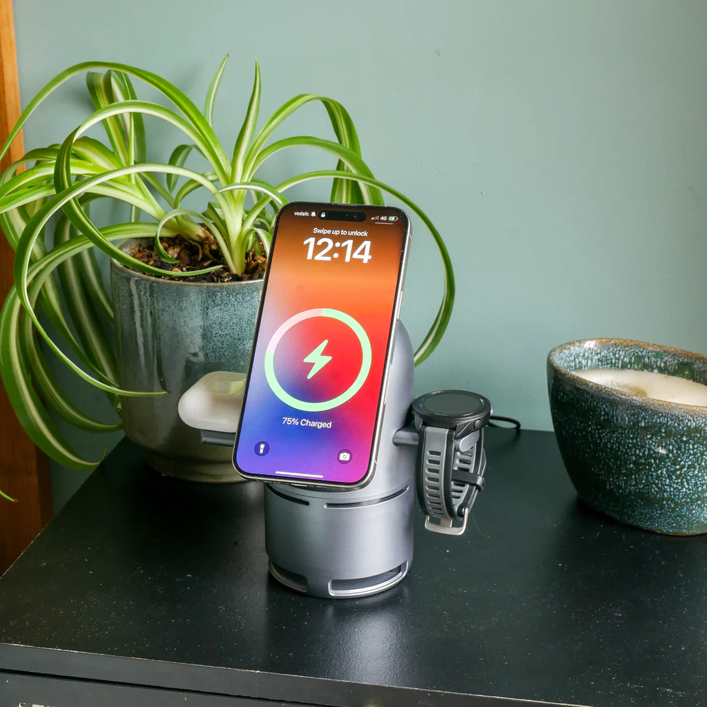 Twist & Play 3 in 1 Charging Station with Bluetooth Speaker