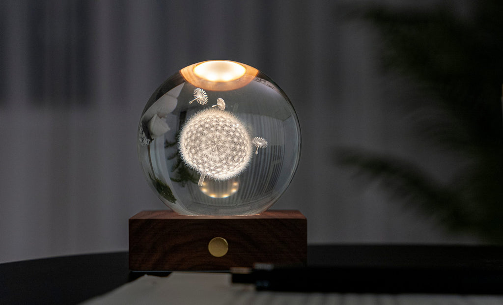 Amber Crystal Light - Dandelions