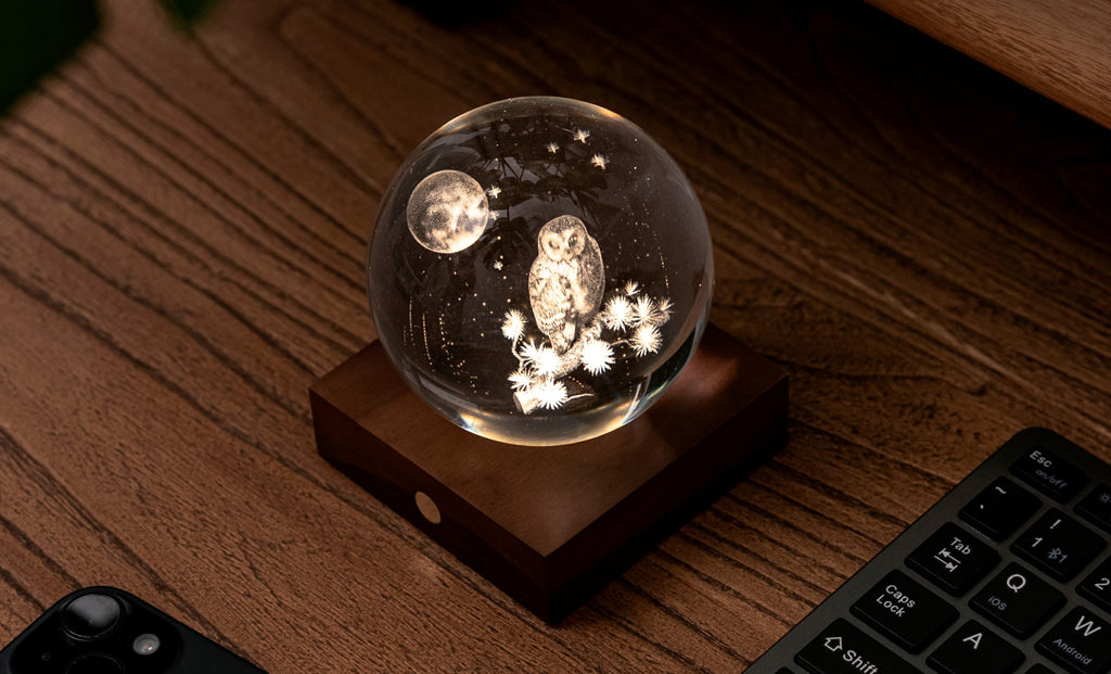 Amber Crystal Light - The Owl Moon