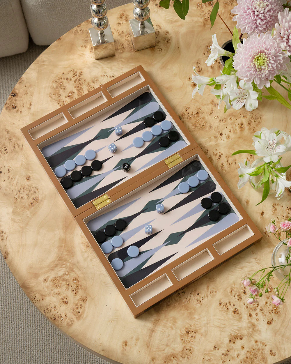 Lacquered BACKGAMMON