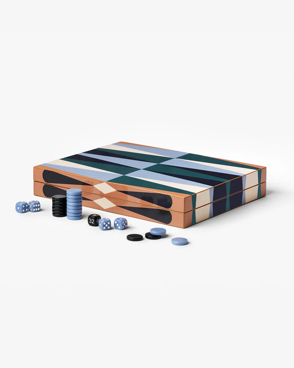 Lacquered BACKGAMMON