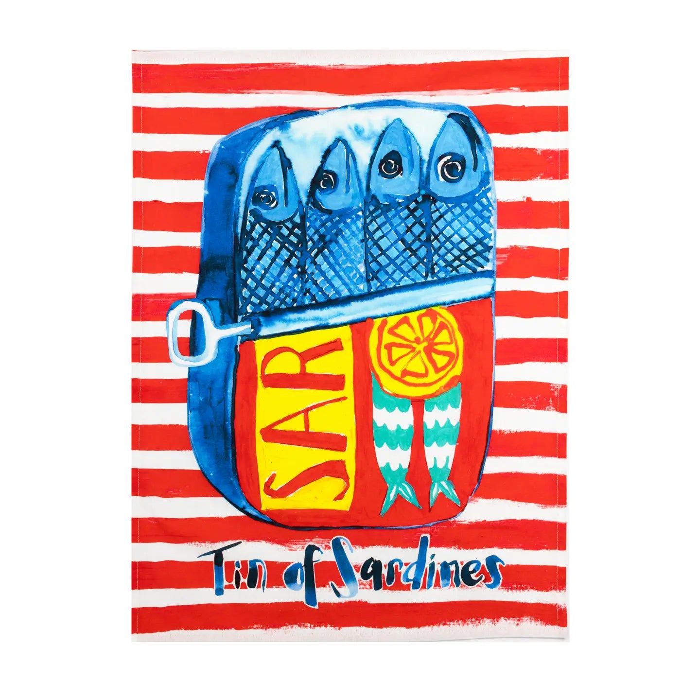 Tin of Sardines T-Towel