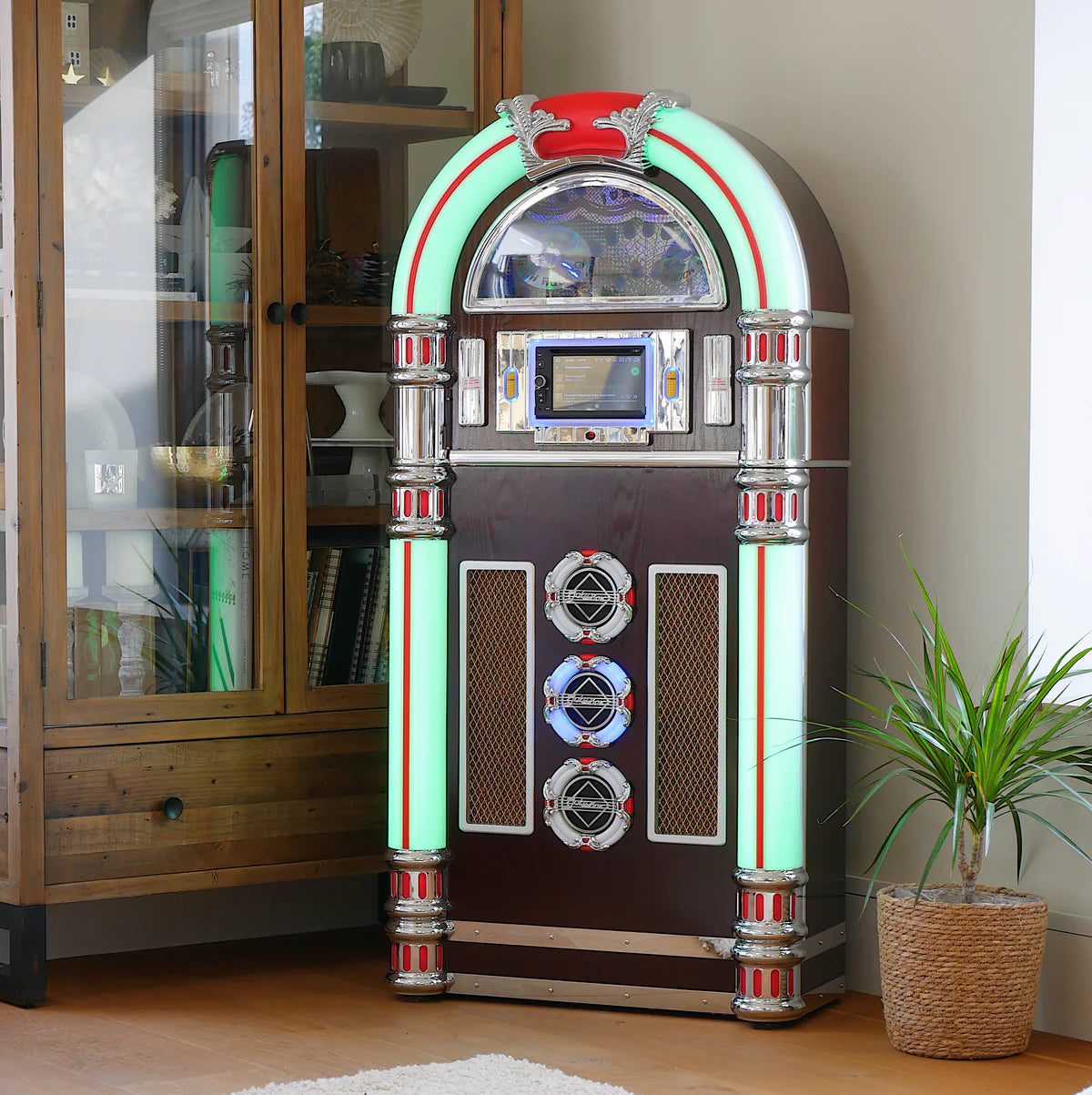 Touch Rock 50 MW Touch Screen Jukebox Wifi Enabled - Dark   Wood