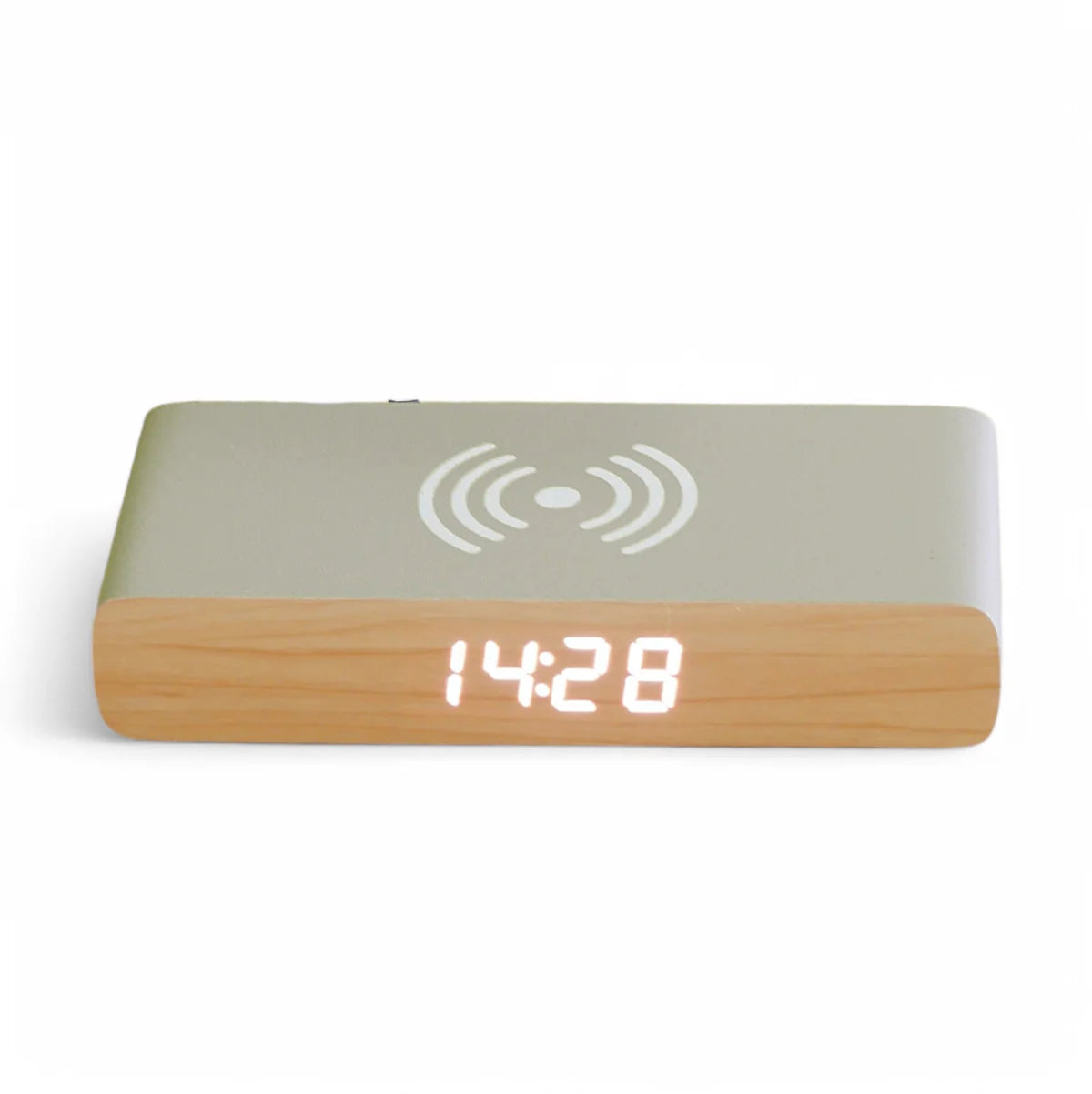 Rise Charge Wireless Phone Charger & Alarm Clock - Grey
