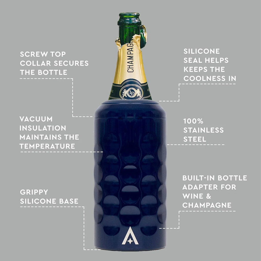 Champagne and Wine Bottle Cooler - Blue